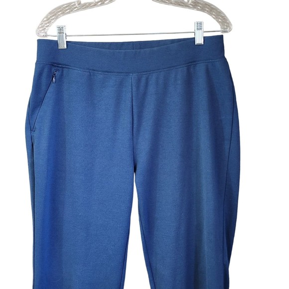 Woolrich Women's Pants Pull On Straight Leg Activewear #1212 Size M Blueberry - Picture 3 of 10